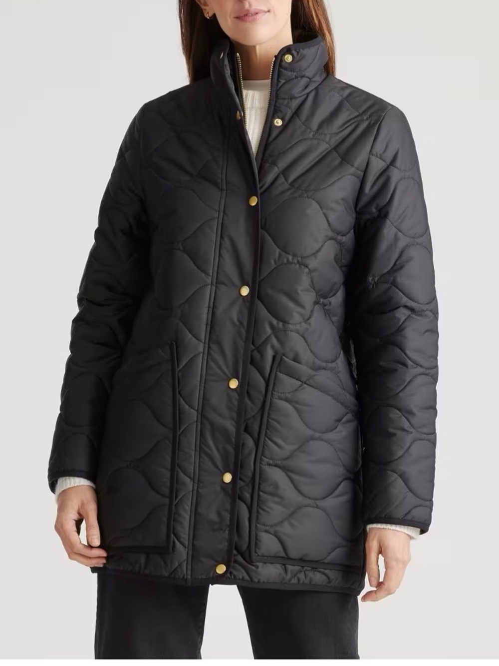 Quince Quilted Women's Jacket - Black size small